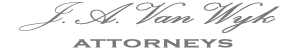 J.A. Van Wyk Attorneys Logo